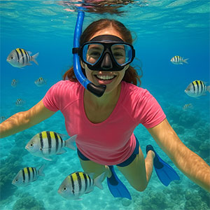Snorkelling in Hawaii